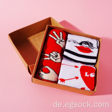 Qualitätssicherung personalisierte 3er Pack Socken